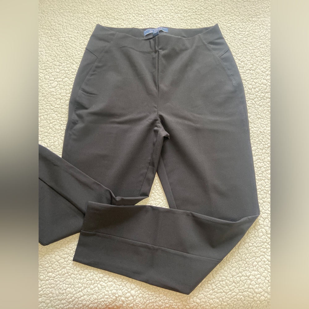 Elegant Black Dress Pants with Classic Straight Leg